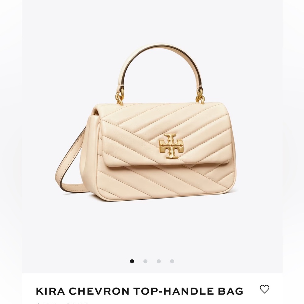 Tory Burch Kira Chevron Top-Handle Bag